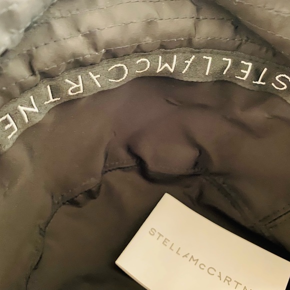 RARE FIND-Stella McCartney Shearling Faux Fur Logo Bucket Hat - Picture 10 of 11